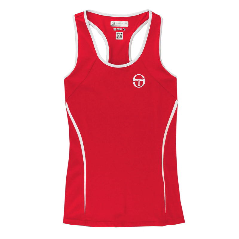 Sergio Tacchini Eva Tank Top Red/White