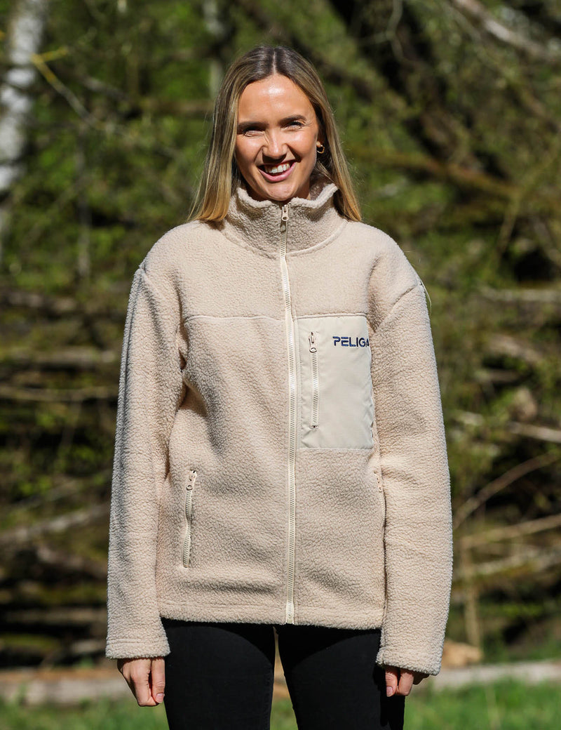 Peliga Kullavik Fleece Jacket Biege