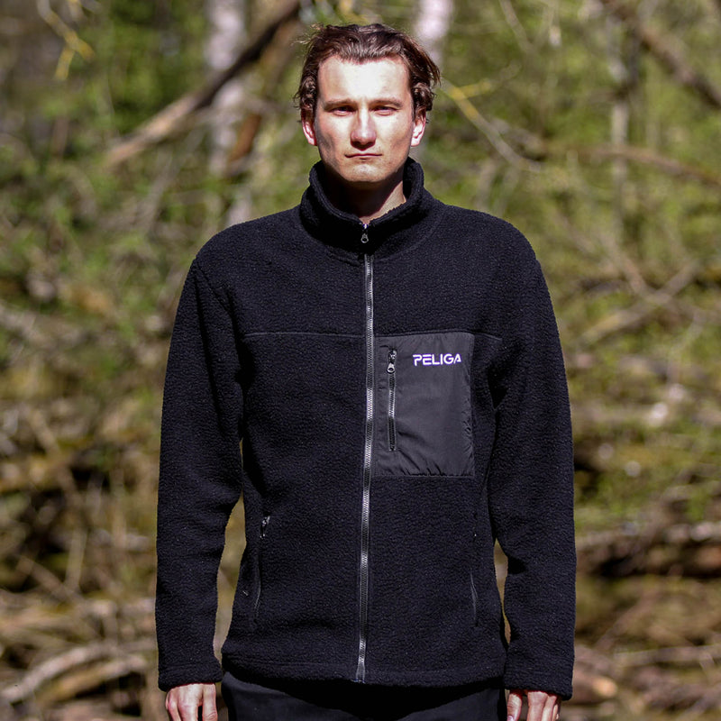 Peliga Kullavik Fleece Jacket Black