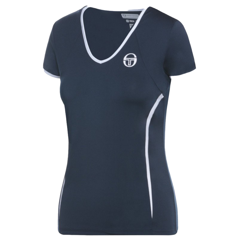 Sergio Tacchini Eva T-Shirt Navy/White