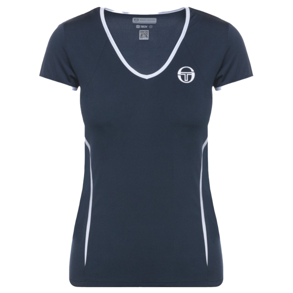 Sergio Tacchini Eva T-Shirt Navy/White