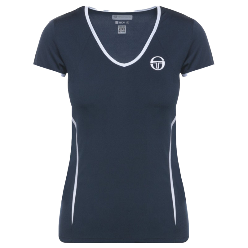 Sergio Tacchini Eva T-Shirt Navy/White