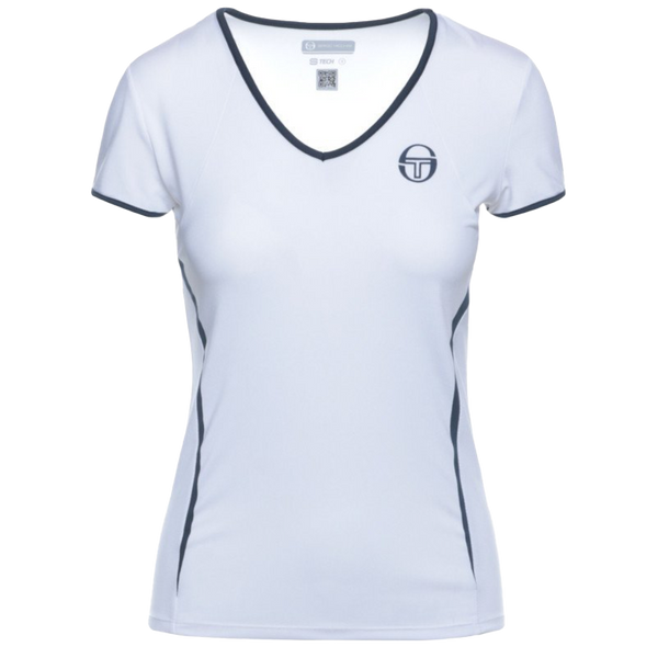 Sergio Tacchini Eva T-Shirt White/Navy